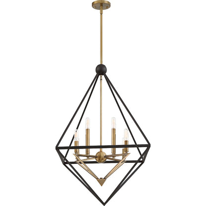 Quoizel Louvre Chandelier, Western Bronze