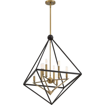Quoizel Louvre Chandelier, Western Bronze