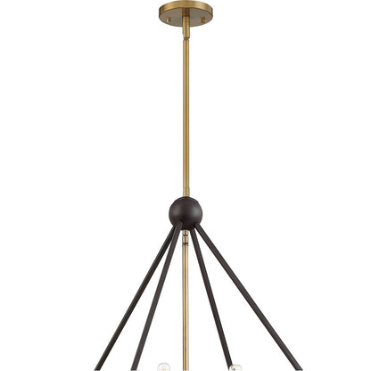 Quoizel Louvre Chandelier, Western Bronze