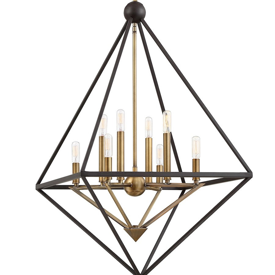 Quoizel Louvre Chandelier, Western Bronze
