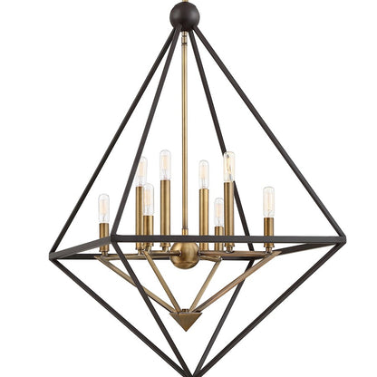 Quoizel Louvre Chandelier, Western Bronze