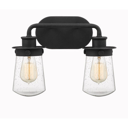 Quoizel Lewiston Bath 2 Light, Grey Ash