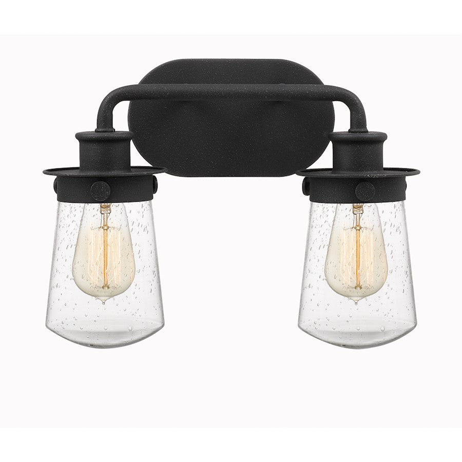 Quoizel Lewiston Bath 2 Light, Grey Ash