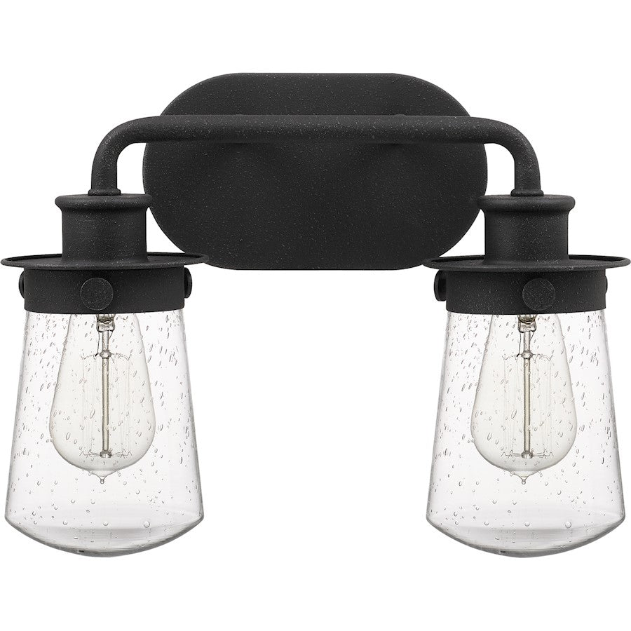 Quoizel Lewiston Bath 2 Light, Grey Ash