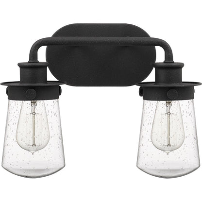 Quoizel Lewiston Bath 2 Light, Grey Ash