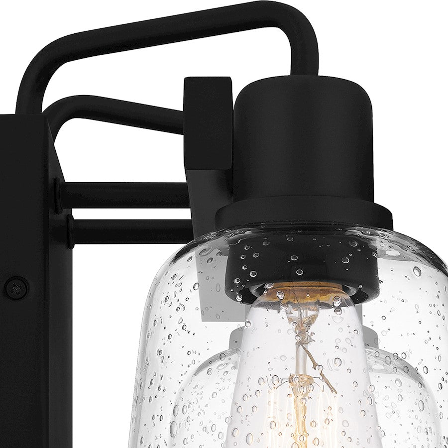 2 Light Bathroom Vanity Light, Matte Black