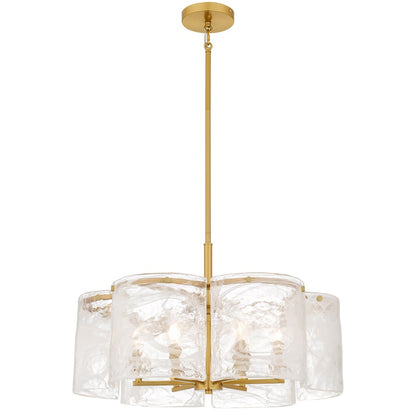 Quoizel Maisie 6-Lt Brushed Gold Pendant, Brushed Gold - MAI2824BRG