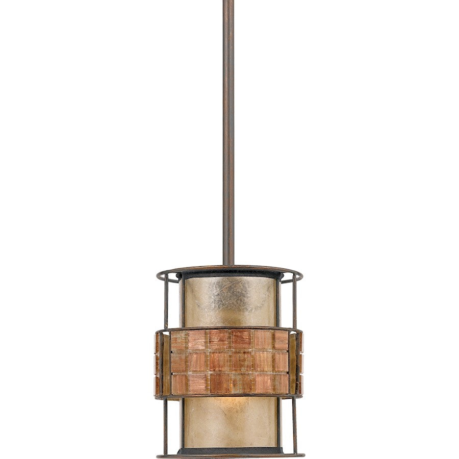 1 Light Laguna Mini Pendant, Renaissance Copper