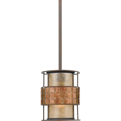 1 Light Laguna Mini Pendant, Renaissance Copper