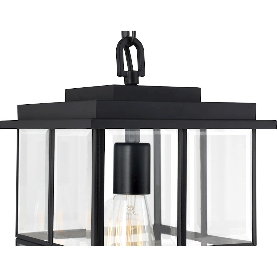 Quoizel Mulligan 1 Light 8" Outdoor Lantern, Matte Black