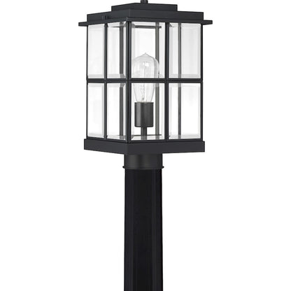 Quoizel Mulligan 1 Light 14" Outdoor Lantern, Matte Black