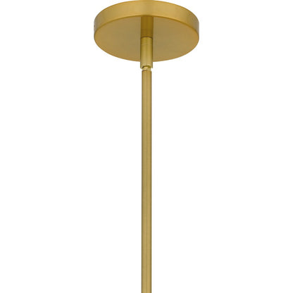 Quoizel Molly 5 Light Chandelier, Brushed Gold