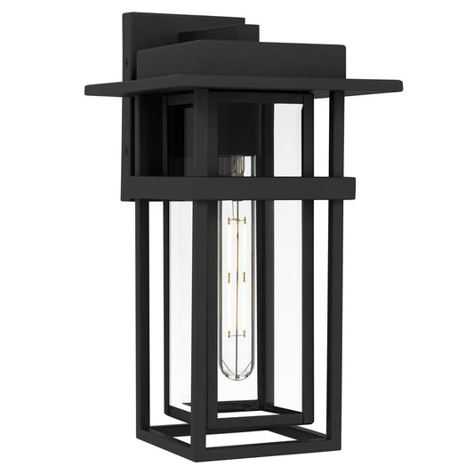 Quoizel Morgan 1-Lt Earth Black Outdoor Wall Lantern, Earth Black - MORG8408EK