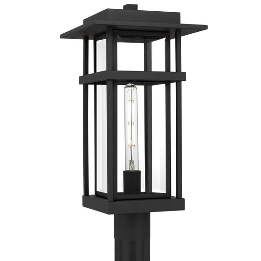 Quoizel Morgan 1-Lt Black Outdoor Hanging Lantern, Earth Black - MORG9010EK