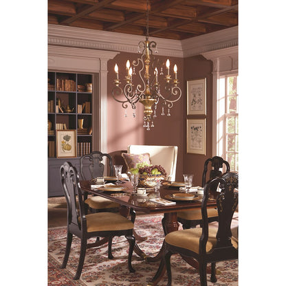 Quoizel Marquette Chandelier, Heirloom