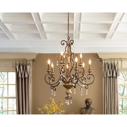 Quoizel Marquette Chandelier, Heirloom