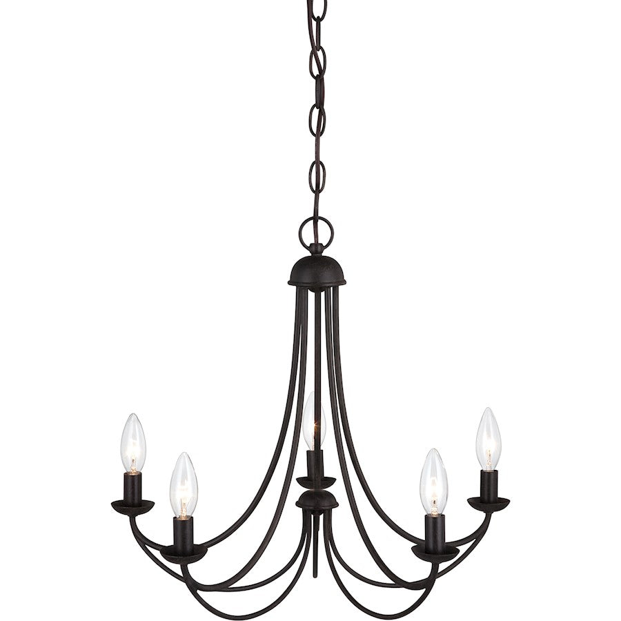 Quoizel Mirren Chandelier, Imperial Bronze