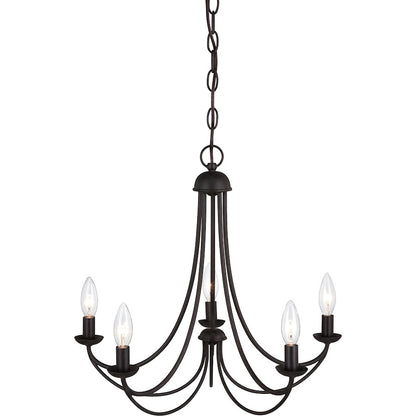 Quoizel Mirren Chandelier, Imperial Bronze