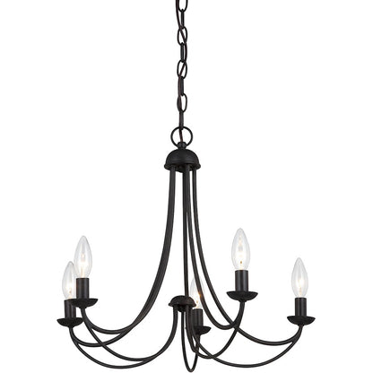 Quoizel Mirren Chandelier, Imperial Bronze