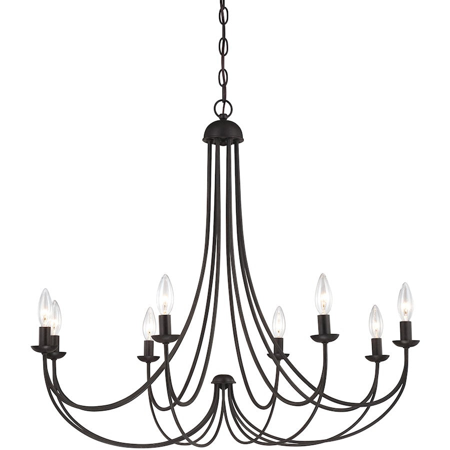 Quoizel Mirren Chandelier, Imperial Bronze