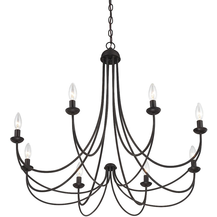 Quoizel Mirren Chandelier, Imperial Bronze