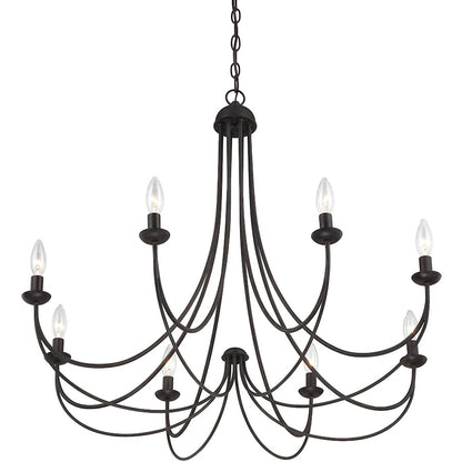 Quoizel Mirren Chandelier, Imperial Bronze