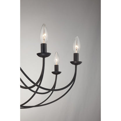 Quoizel Mirren Chandelier, Imperial Bronze
