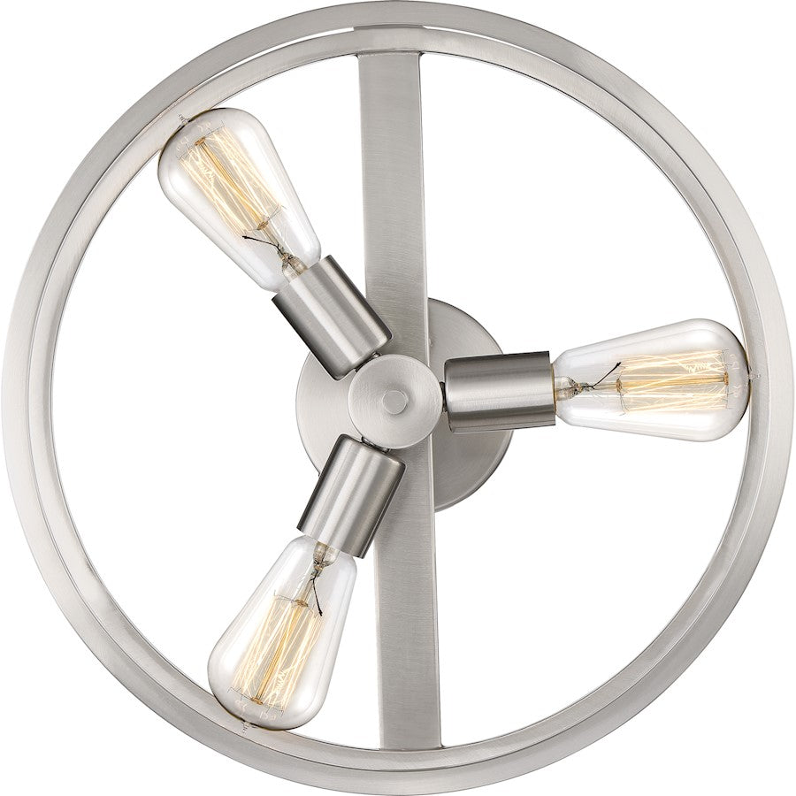 Quoizel New Harbor 3 Light Semi-Flush Mount