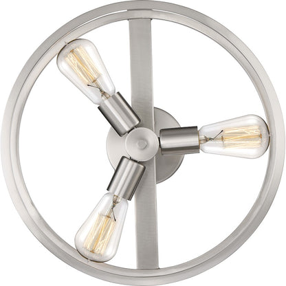 Quoizel New Harbor 3 Light Semi-Flush Mount