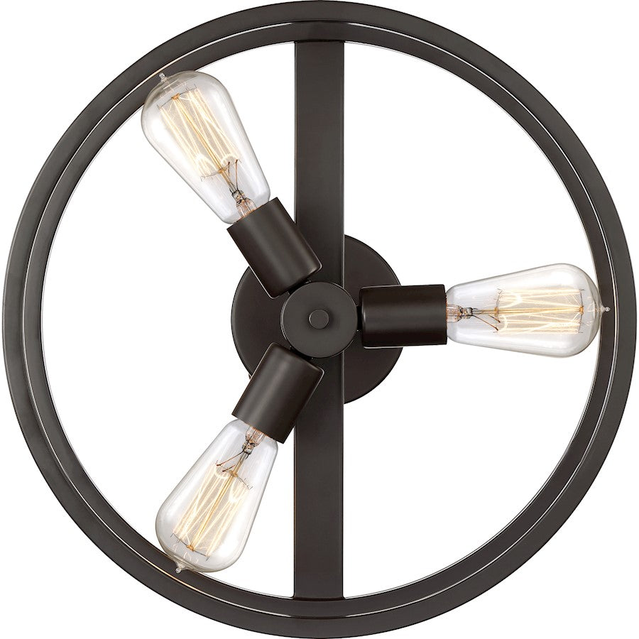 Quoizel New Harbor 3 Light Semi-Flush Mount