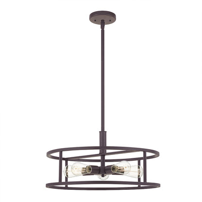 Quoizel New Harbor 5 Light Pendant, Western Bronze