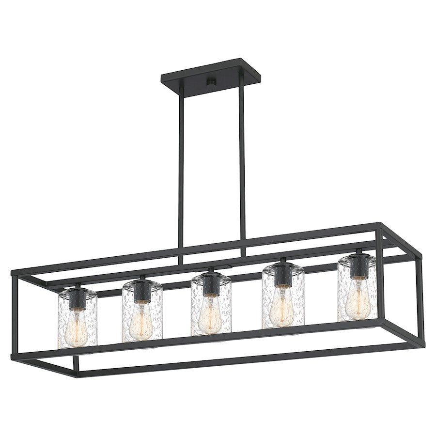 Quoizel New Harbor 5 Light Island Chandelier, Old Bronze
