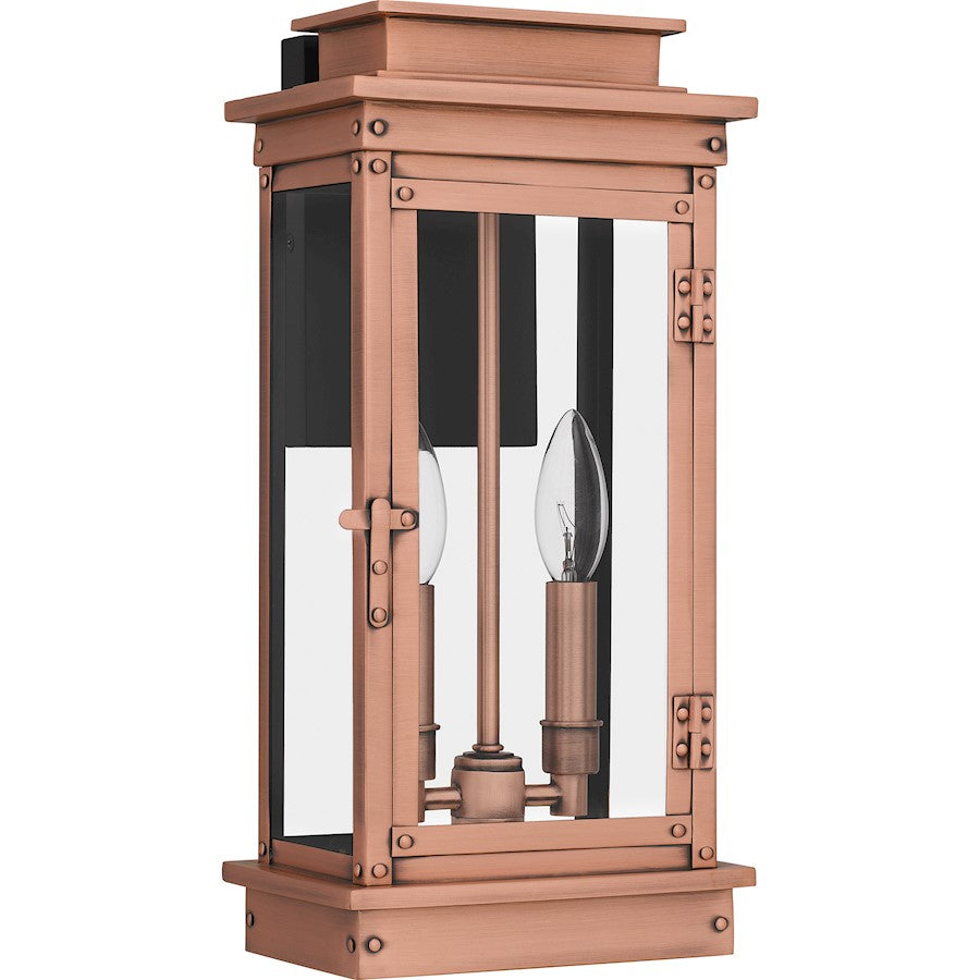 2 Light 16" Outdoor Wall Lantern