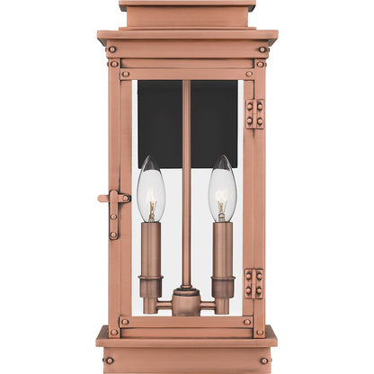 2 Light 16" Outdoor Wall Lantern