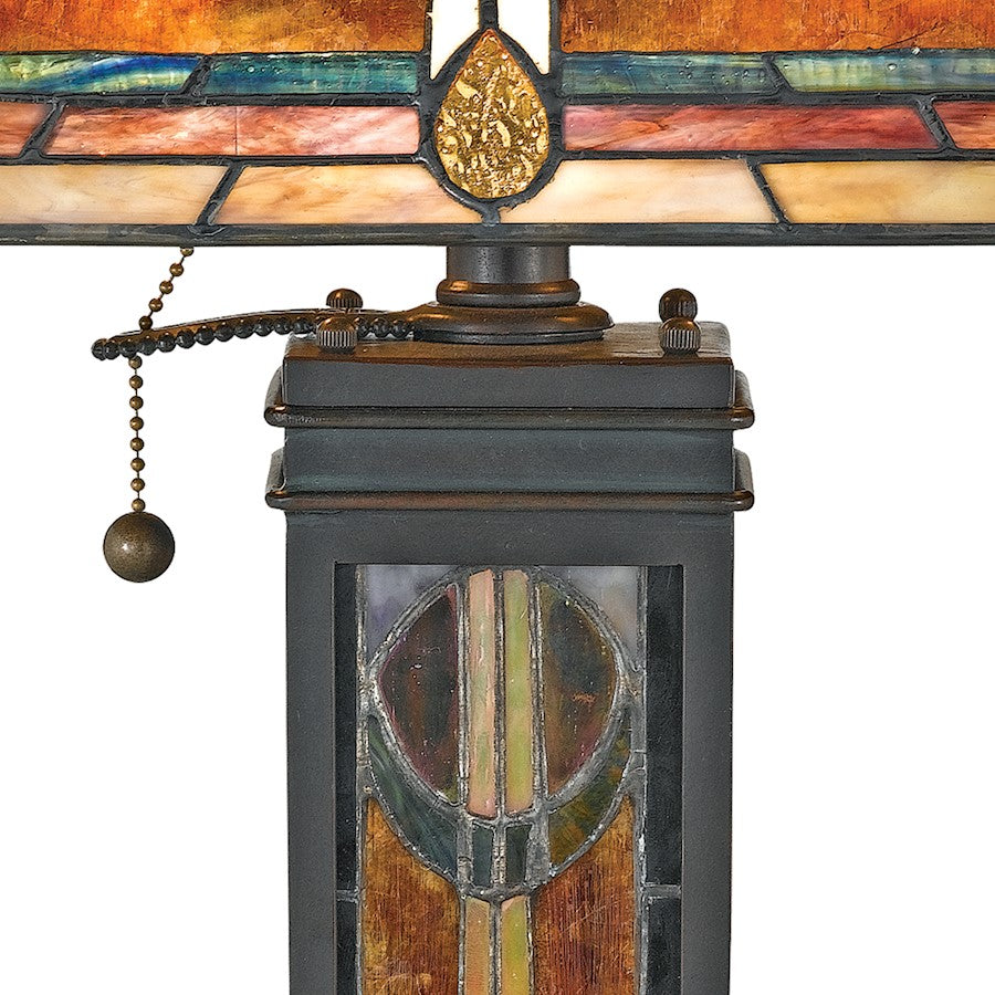 San Gabriel Table Lamp, Valiant Bronze