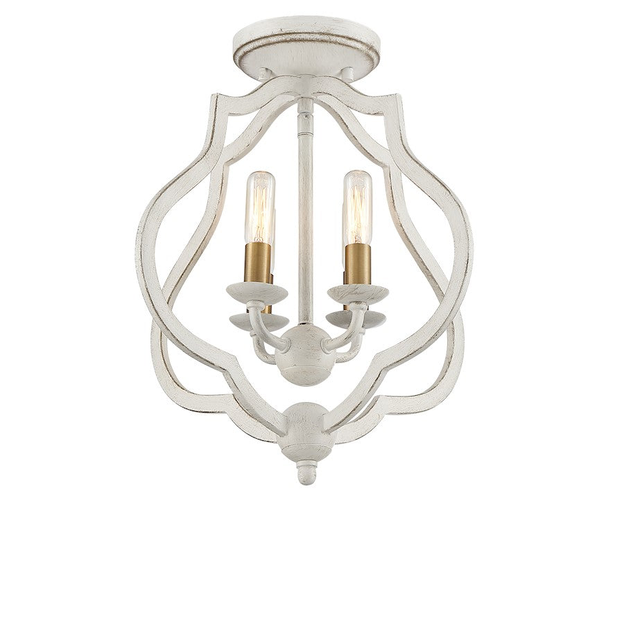 Quoizel O'Keefe 4 Light Semi-Flush Mount
