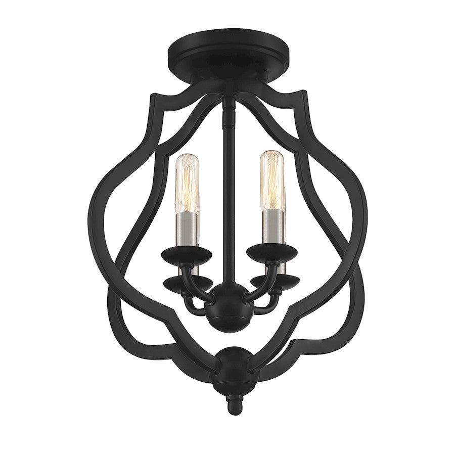 Quoizel O'Keefe 4 Light Semi-Flush Mount