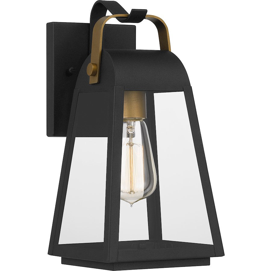Quoizel O'Leary 1 Light 12" Outdoor Wall Mount, Earth Black