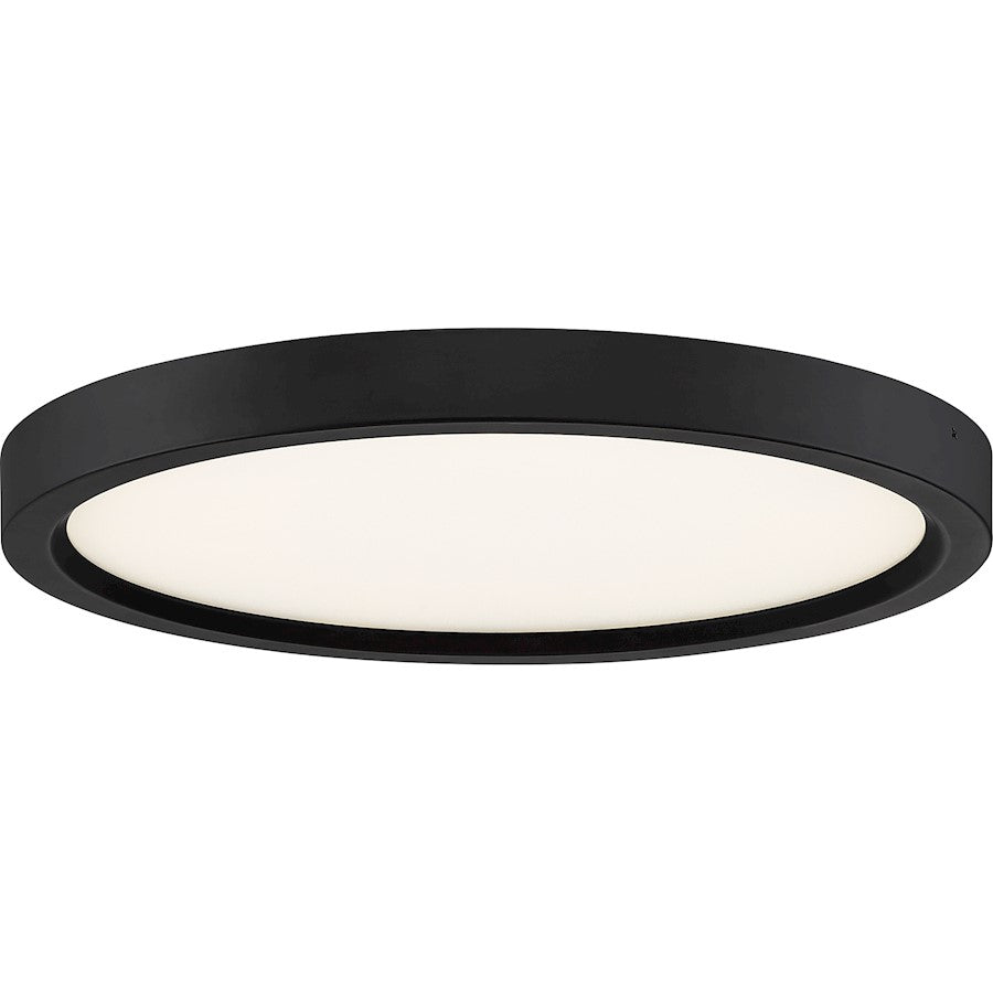 Quoizel 11" Outskirt Flush Mount, Oil Rubbed Bronze