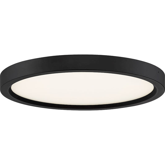 Quoizel 11" Outskirt Flush Mount, Oil Rubbed Bronze
