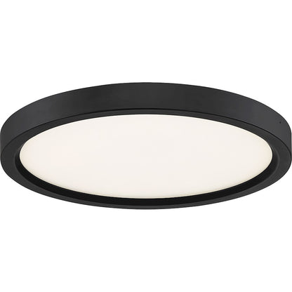 Quoizel 11" Outskirt Flush Mount, Oil Rubbed Bronze