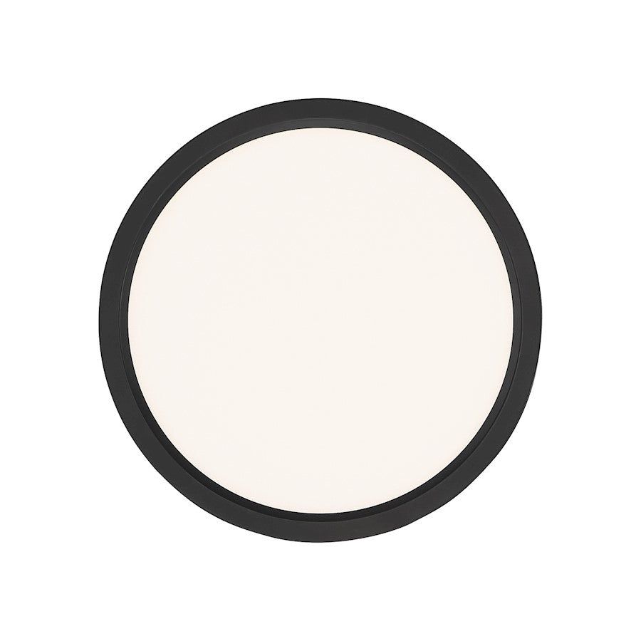 Quoizel 11" Outskirt Flush Mount, Oil Rubbed Bronze