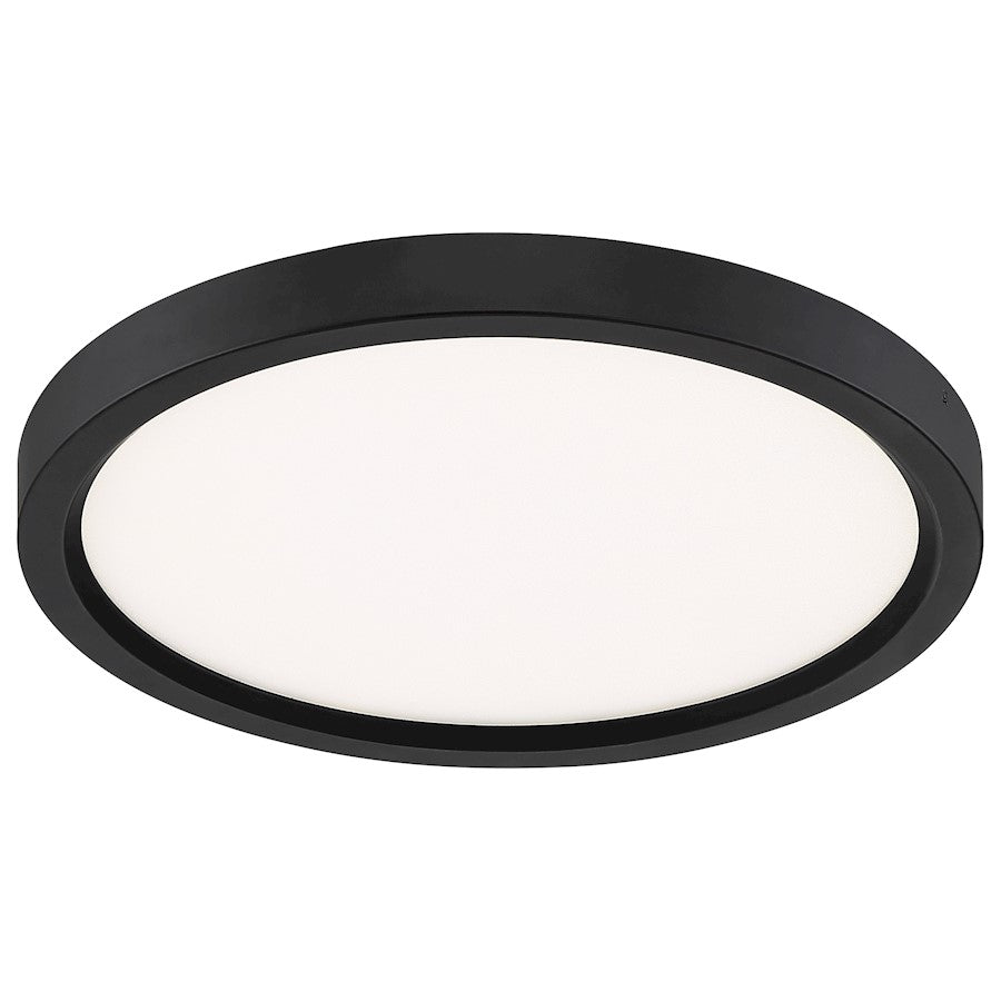 Quoizel 11" Outskirt Flush Mount, Oil Rubbed Bronze
