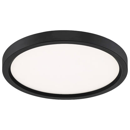 Quoizel 11" Outskirt Flush Mount, Oil Rubbed Bronze