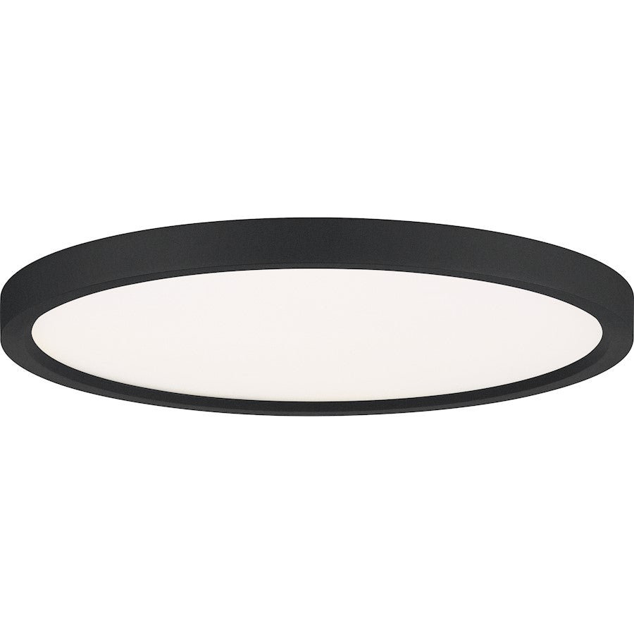 Quoizel Outskirts Flush Mount, Earth Black