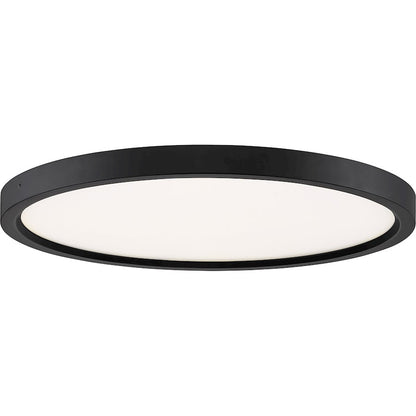 Quoizel 15" Outskirt Flush Mount, Oil Rubbed Bronze