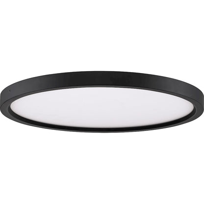 Quoizel 15" Outskirt Flush Mount, Oil Rubbed Bronze