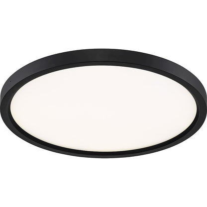Quoizel 15" Outskirt Flush Mount, Oil Rubbed Bronze