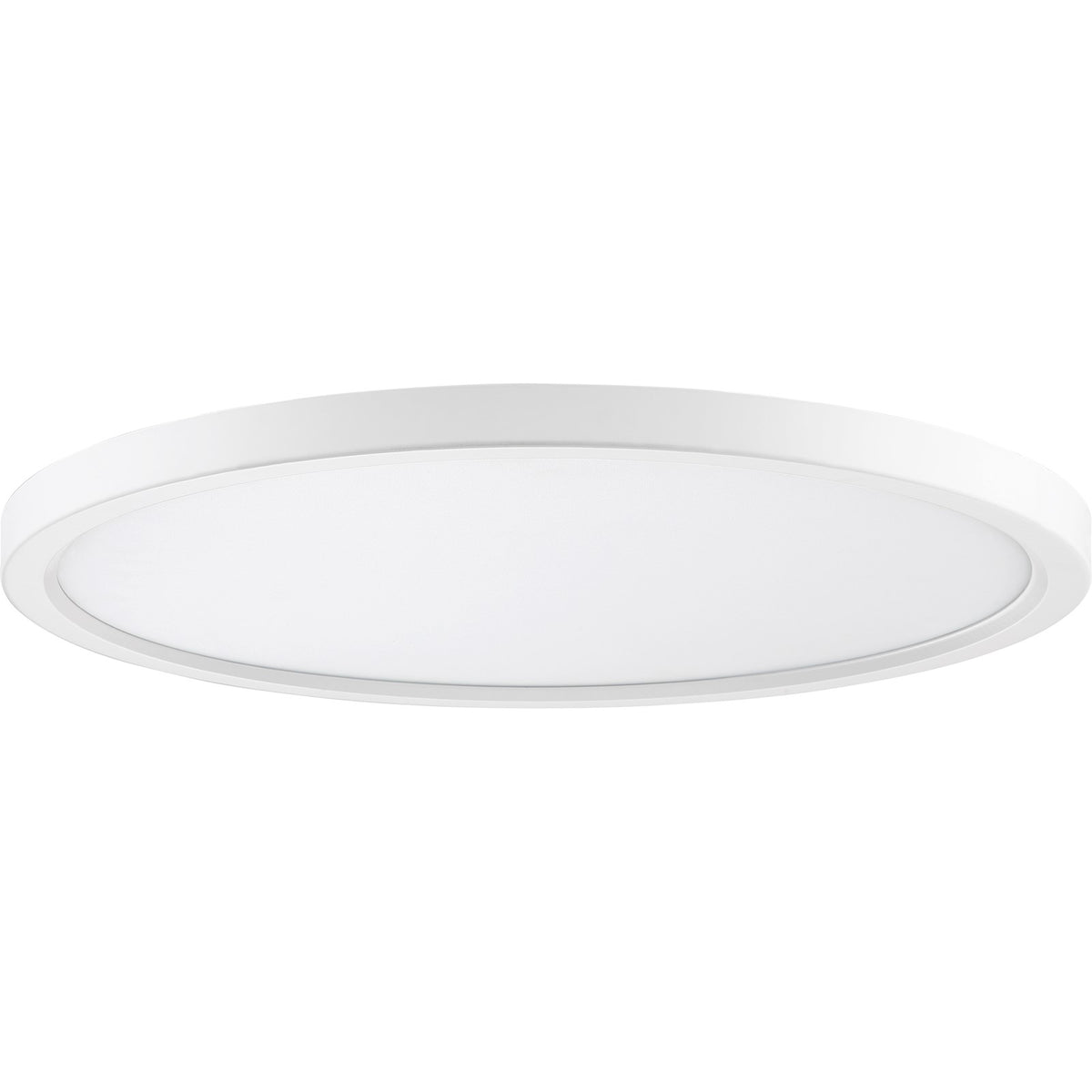 Quoizel Outskirts 20in Square LED Flush Mount | Modern Matte White Aluminum and White Acrylic | Kitchen & Hallway | 20 x 20 x 1 in | Model OST1720W