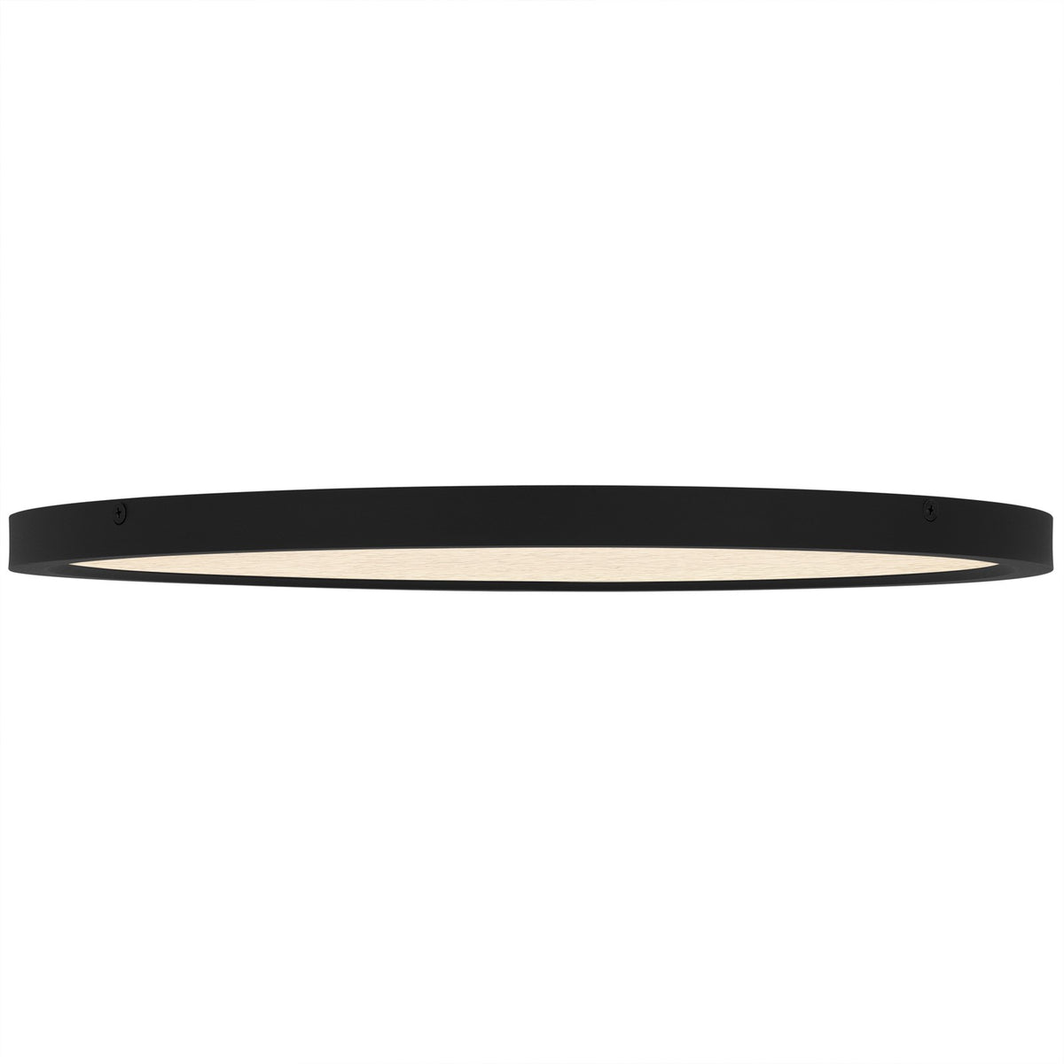 Quoizel Outskirts 20in LED Flush Mount | Modern Earth Black and Clear Textured Acrylic | Bedroom & Hallway Ceiling Light | Model OSTC1720EK
